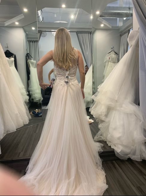 Any bride getting married in a Pink blush dress? 2