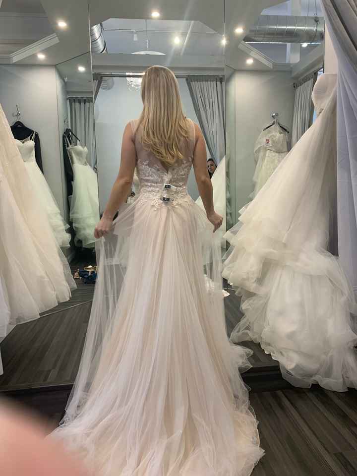 "Blush"ing brides! Let's see those blush colour wedding dresses! - 2