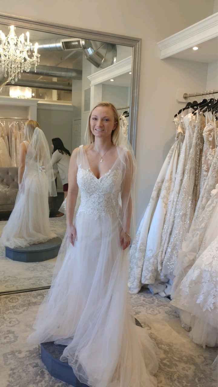 Blush wedding dress - 2