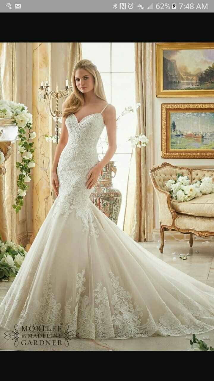 I never tried on my dress