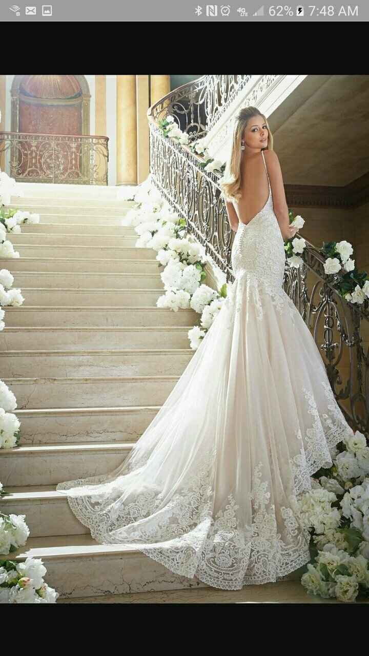 I never tried on my dress