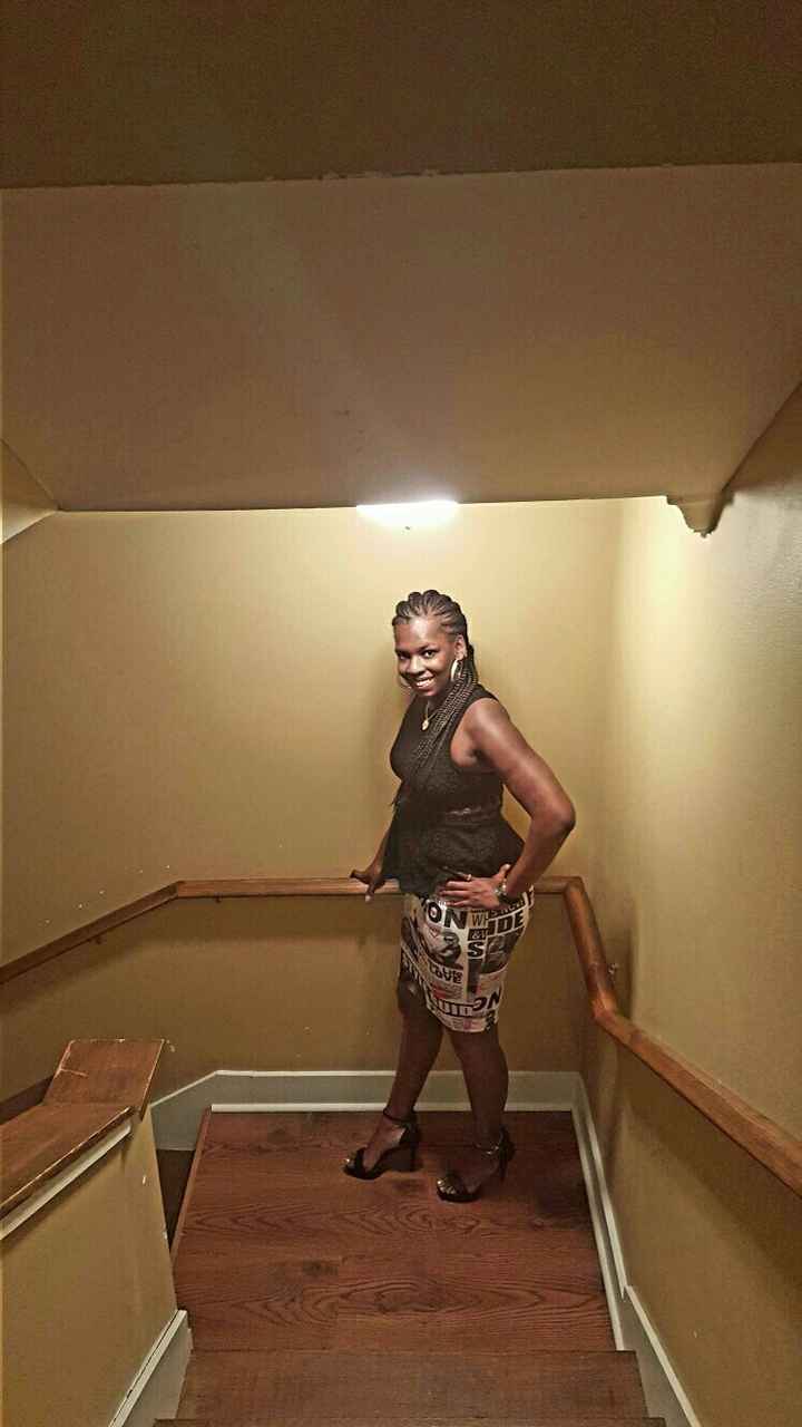 I never tried on my dress