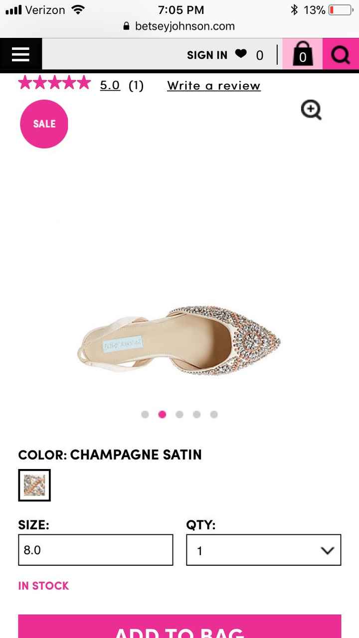 Searching for the shoes of my dreams - 1
