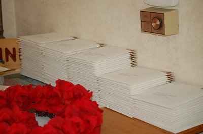 Invitations are way late.... BUT FINALLY DONE!!!!!  Yay Me!!