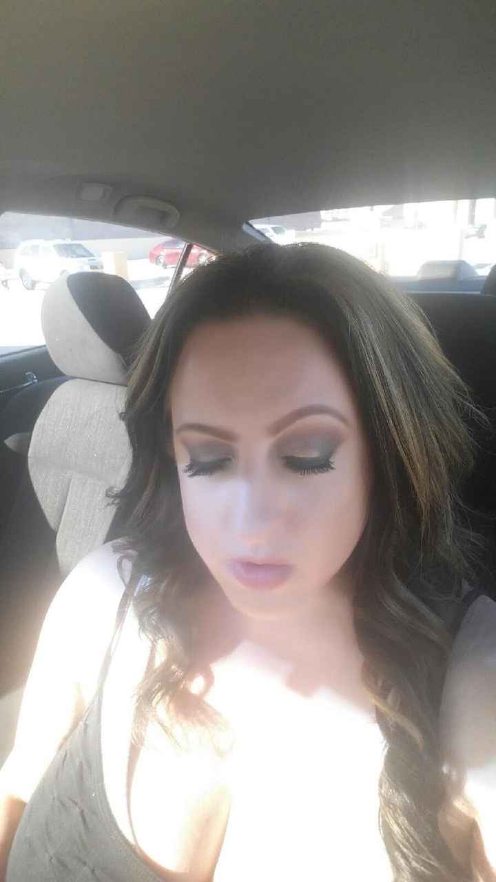 Hair/makeup trial