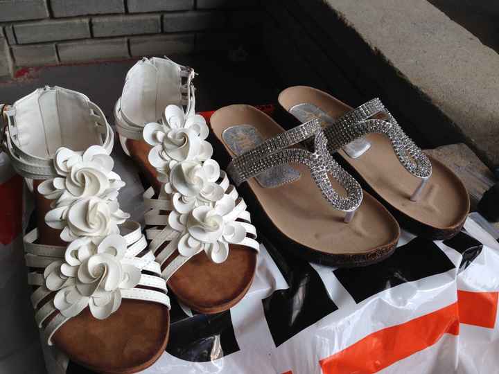 Ladies who wore flats on their big day