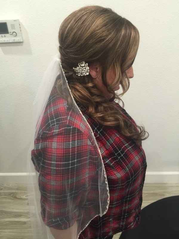 Hair/makeup trial