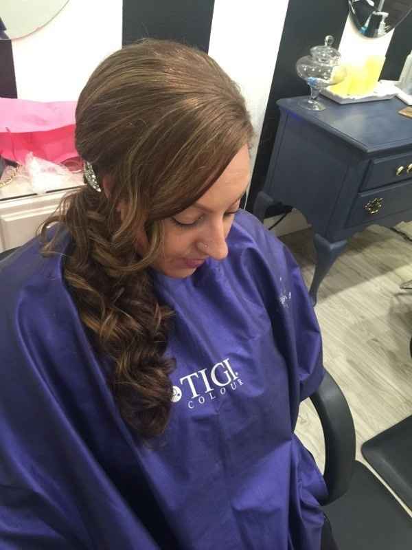 Hair/makeup trial