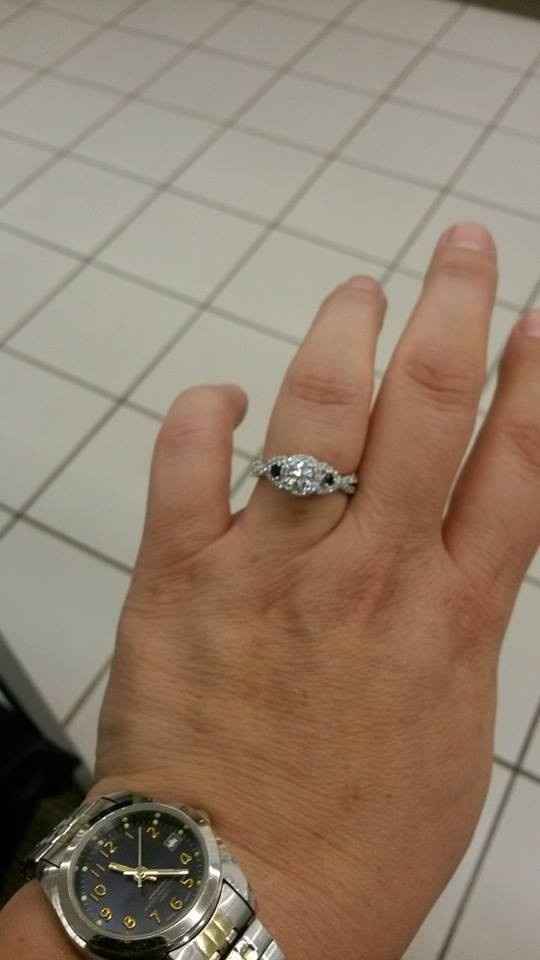 How many of you picked out your engagement ring??