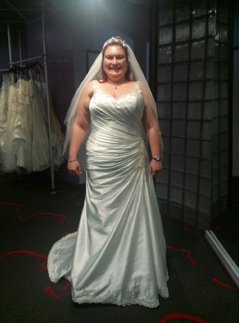 Were you surprised by your wedding dress choice?