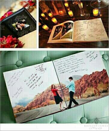 What are you doing for your guestbook?