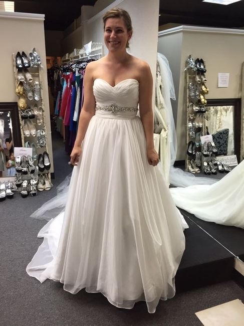 Let me see what you're wearing on your wedding day
