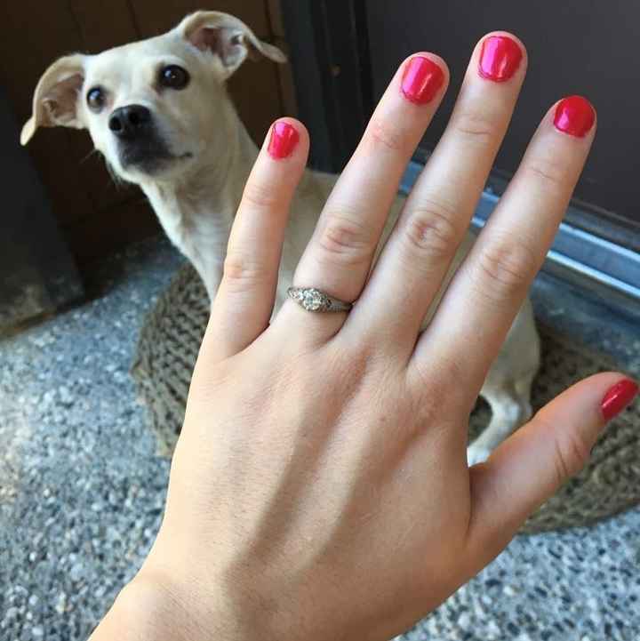 Let's see those rings! And for the Mrs lets see the bands with it ! I LOVE seeing everyone's bling:)