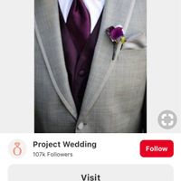 Grey suit...and purple - 1