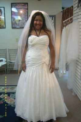 So you said yes to the dress.... now let's see it! :)