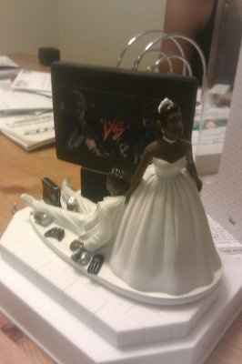 Got my cake topper in the mail from Etsy