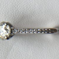 right side of band (seems straighter than left side)