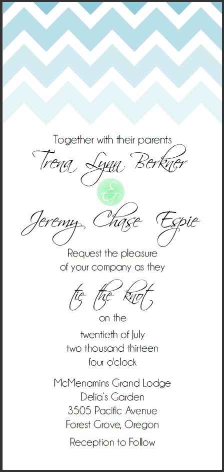 Invitation design, need opinions!