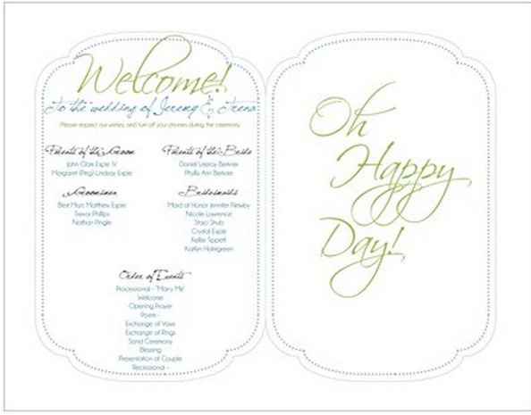 VP ladies: Got an idea for wedding program fans...