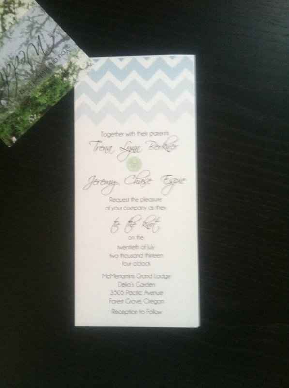 My DIY invites! Pics! (UPDATED w/ VP costs in comments!)