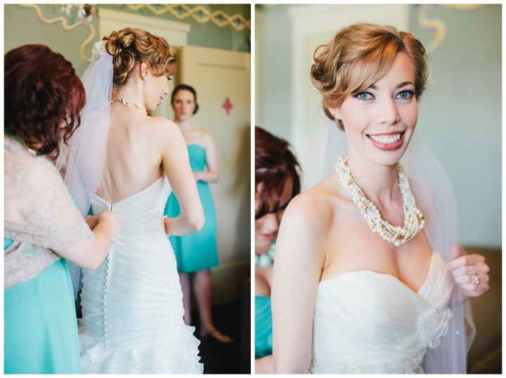 What hairstyle suits my wedding dress?