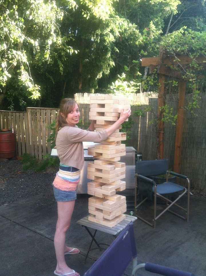 Giant Jenga, DONE! -EDITED with directions! :)