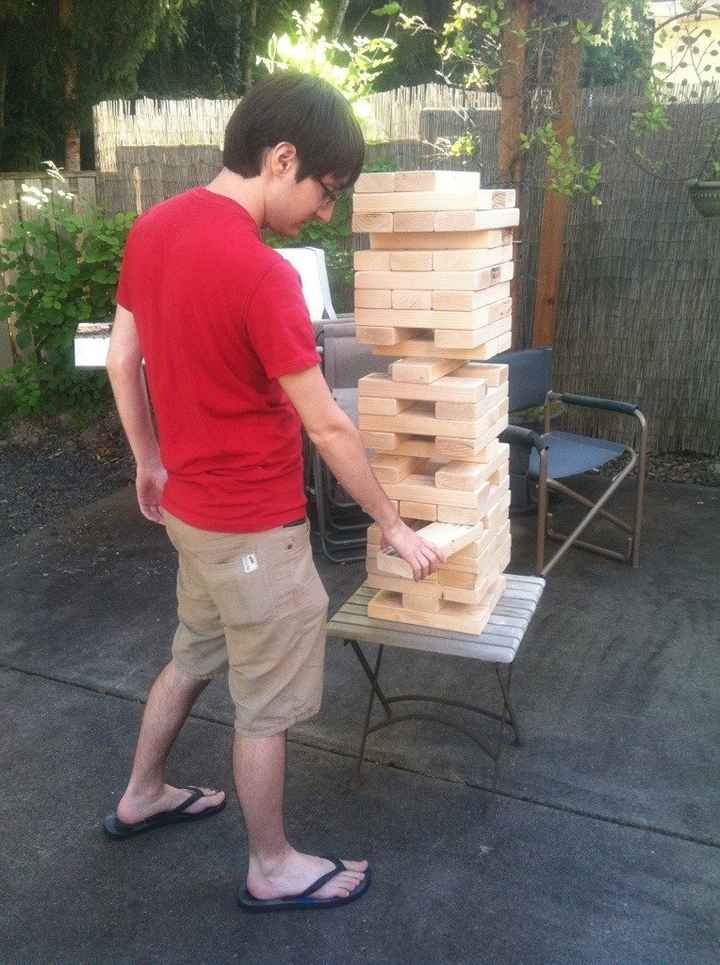 Giant Jenga, DONE! -EDITED with directions! :)