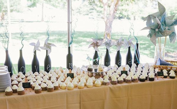 Those who are having a cupcake cake