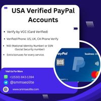 USA Verified PayPal Accounts - Personal & Business Available