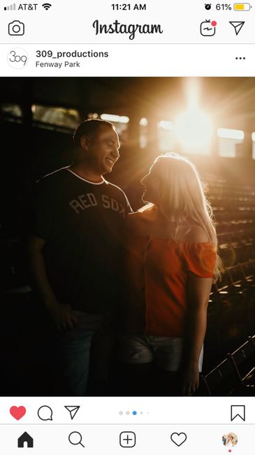 I’m so in love with our Fenway Park engagement photos!!! - 1