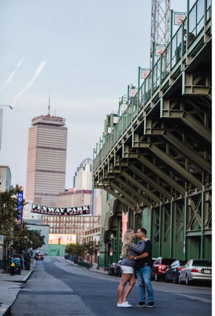 I’m so in love with our Fenway Park engagement photos!!! 4