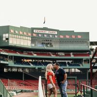 I’m so in love with our Fenway Park engagement photos!!! - 2