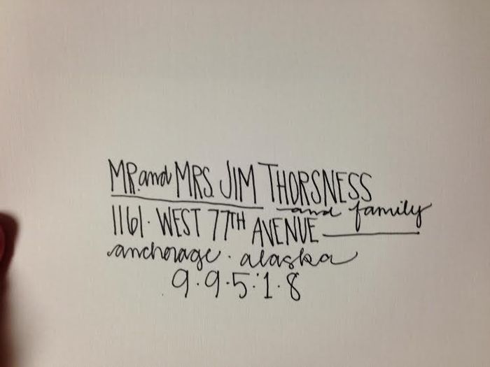 Addressing Envelopes