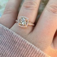 i got my wedding band! Show me your beautiful rings! - 1