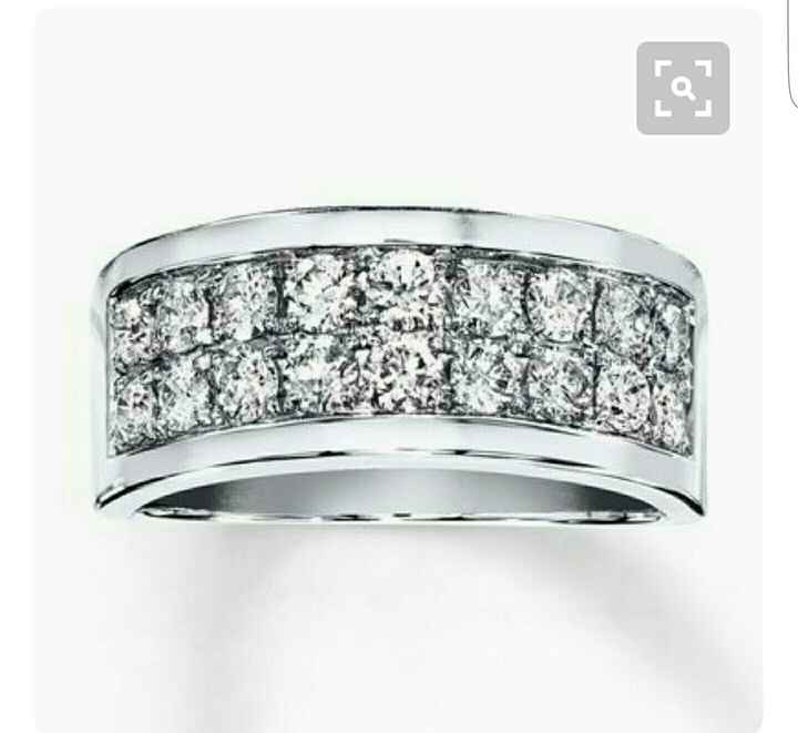 We show off our rings a lot, why not show off your grooms ring!