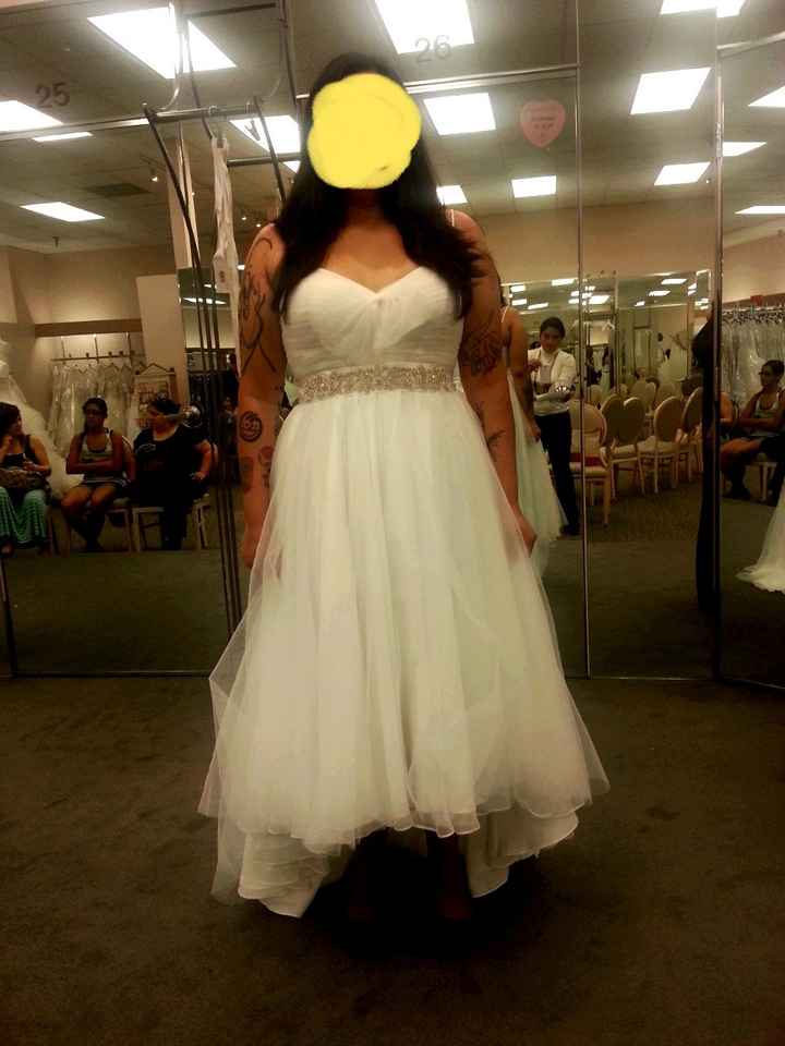 I rang the Bell and Said yes to the dress!! Lets see some of your dresses!!