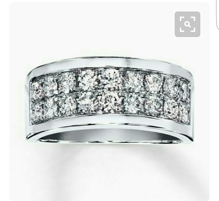 We show off our rings a lot, why not show off your grooms ring!