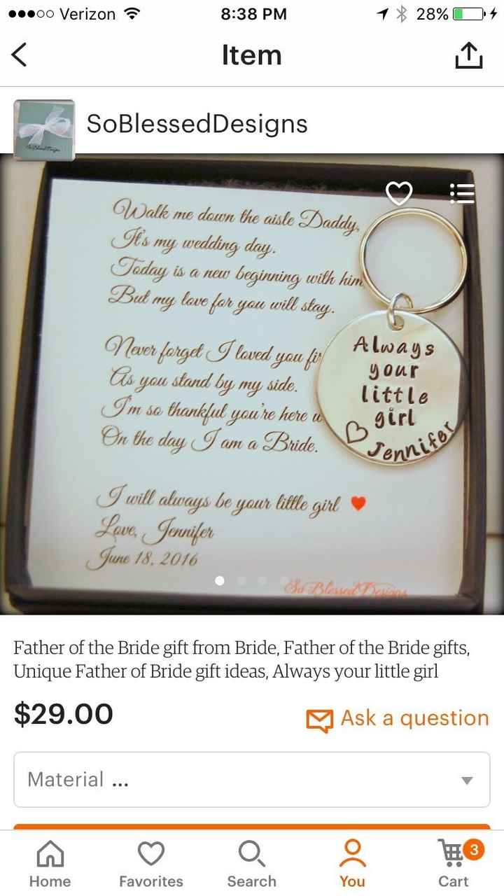 Mother/father gifts.....what gifts did you get (or are thinking) of getting?