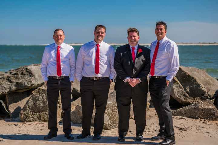 What are your grooms and groomsmen wearing on your big day?