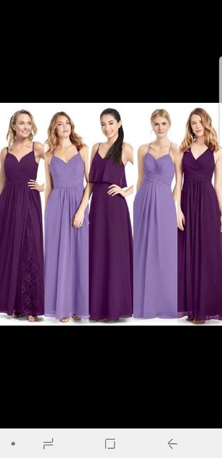Mismatched bridesmaid dresses - 1