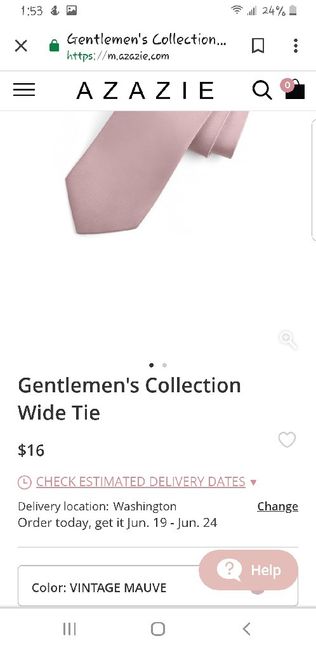 Trying to find right colored tie to match dresses - 2