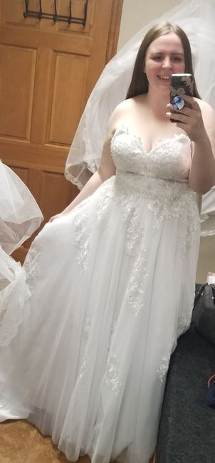 Removed the illusion from my dress, i am in love 1