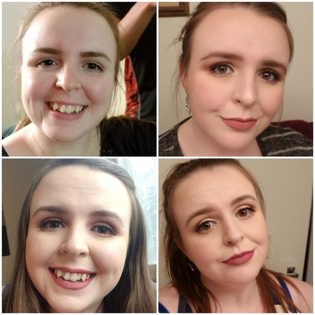 Wedding day look vs. Every day look 1