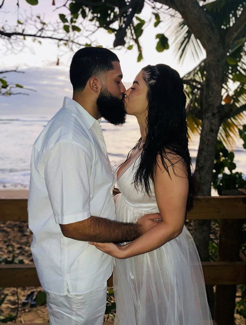 Wedding photos in Puerto Rico for our invitations