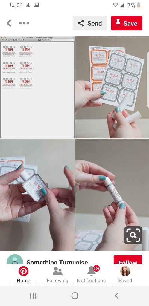 Lip balm favors - 2