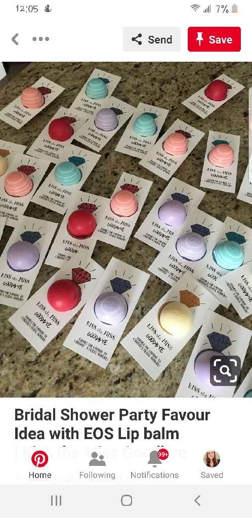 Lip balm favors - 3