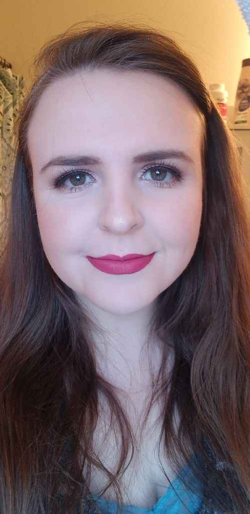 diy makeup and chin-length hair (older bride) - 1