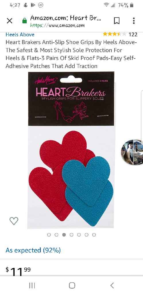 Slick bottom shoes- i don't want to fall! - 1