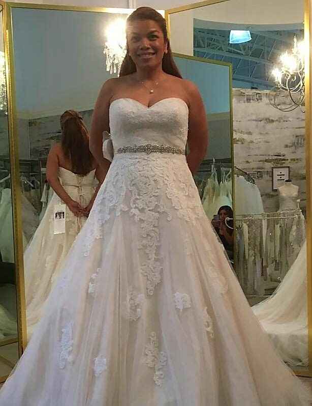 I struggled, but finally found a dress!