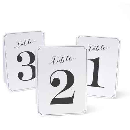 Table numbers! Show me yours!!